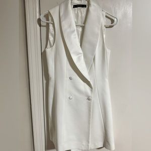 Zara sleeveless blazer dress.